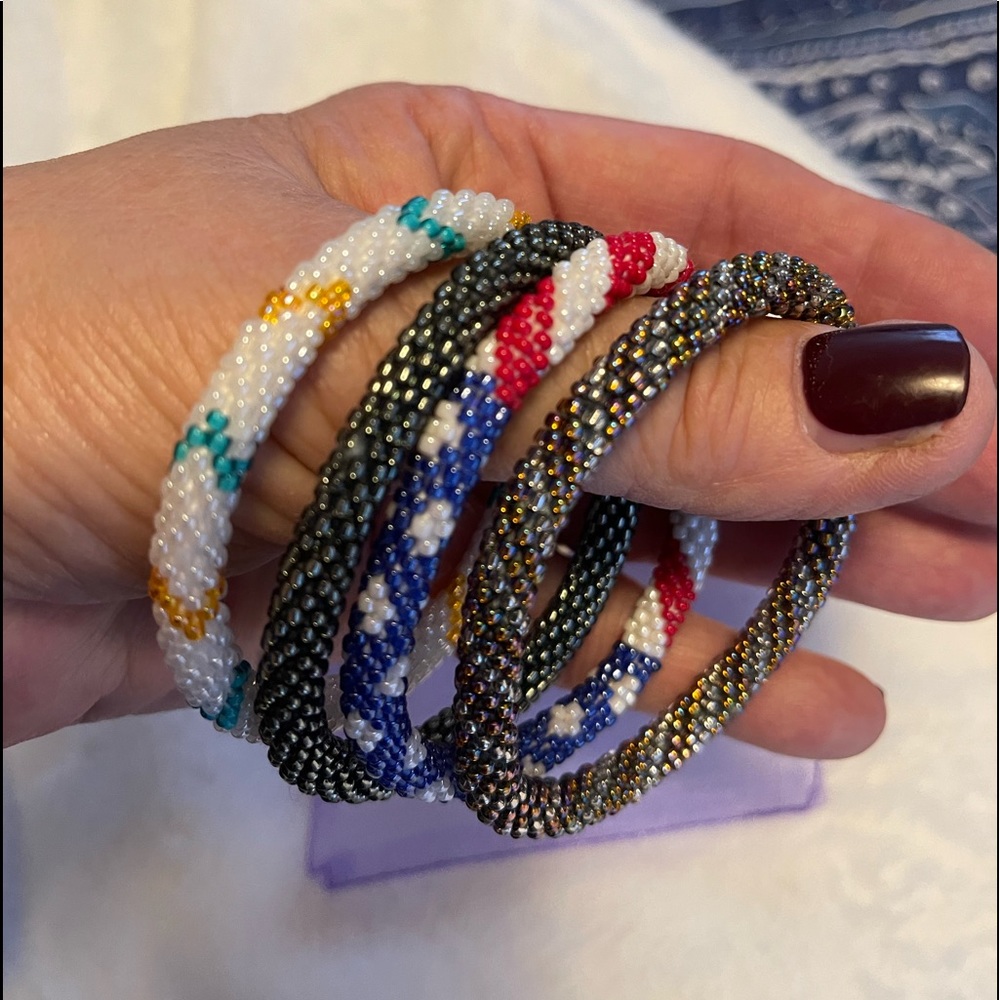 Sashkaco Hand  Beaded Bracelets from Nepal